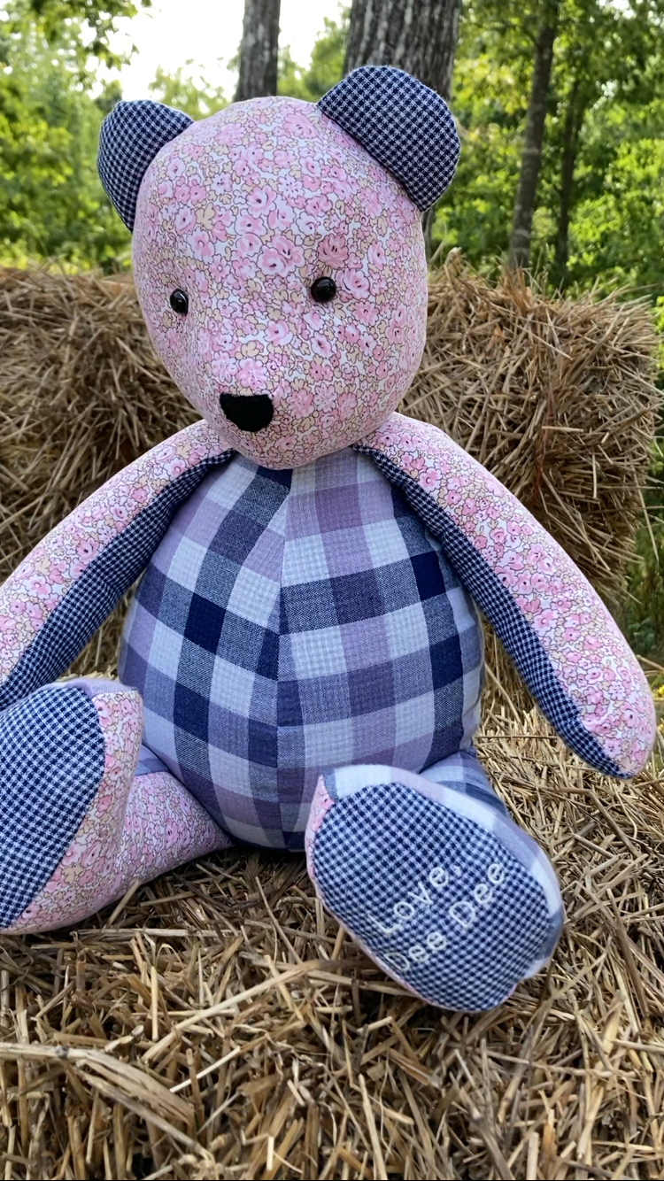 Custom Memory Bear from Your Loved One's Clothes