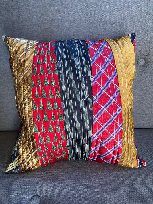 12” Memory Pillow from a Loved One’s Ties or Clothes